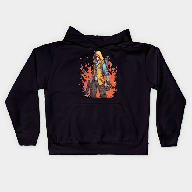 killer hitman Kids Hoodie by animegirlnft